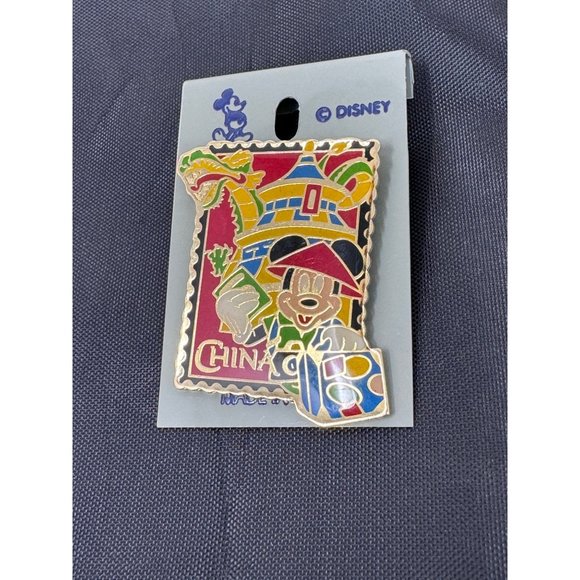 Epcot 15th Anniversary Stamp Series Disney Pin China‎ Mickey - Picture 4 of 5